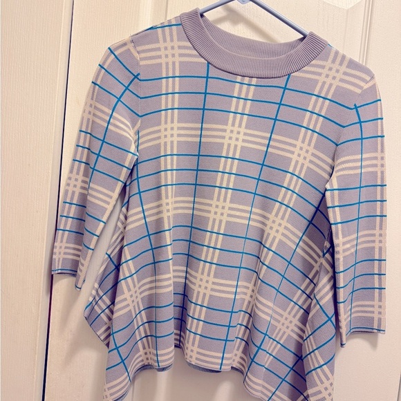 OSOS Plaid sweater new without tag - Picture 9 of 10
